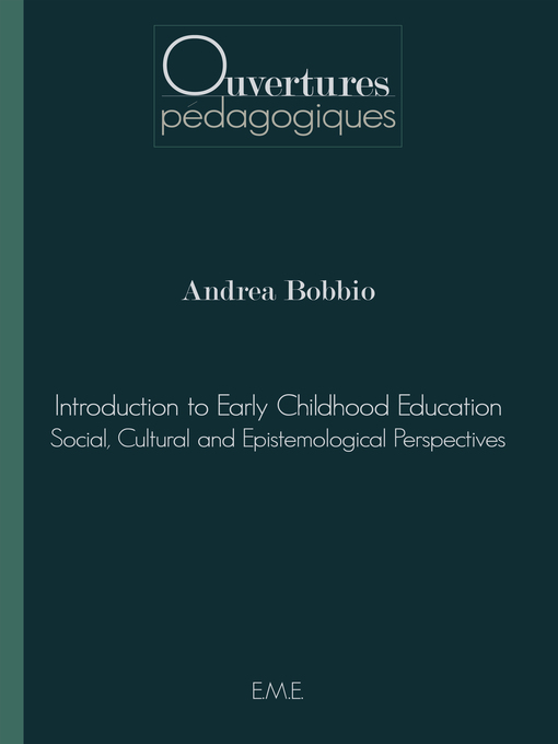 Cover of Introduction to Early Childhood Education